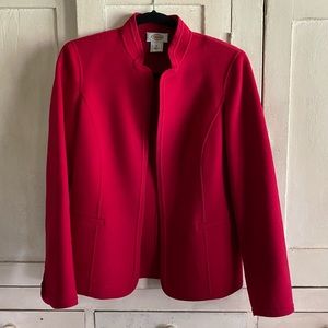 Talbots Red Wool Jacket